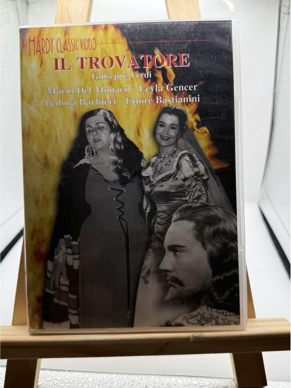 Il Trovatore DVD Giuseppe Verdi 1957 Mario Del Monaco Leyla Gencer Opera
